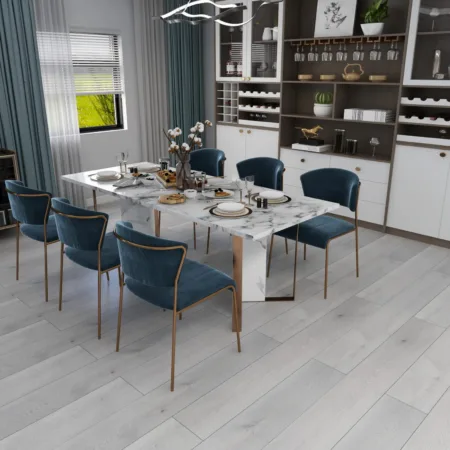 Extreme Parma Luxury Vinyl Flooring installed in a dining room