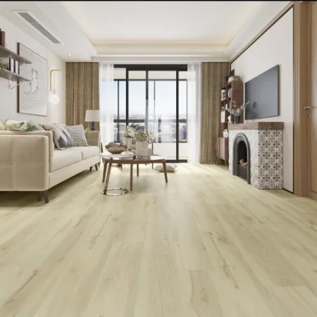 Optimus Sienna Luxury Vinyl Flooring installed in living room