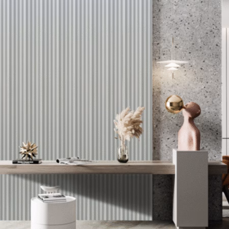 Silver Gray Wall Panels