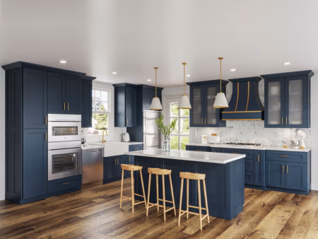 Jarlin Cabinetry Aria Blue Shaker