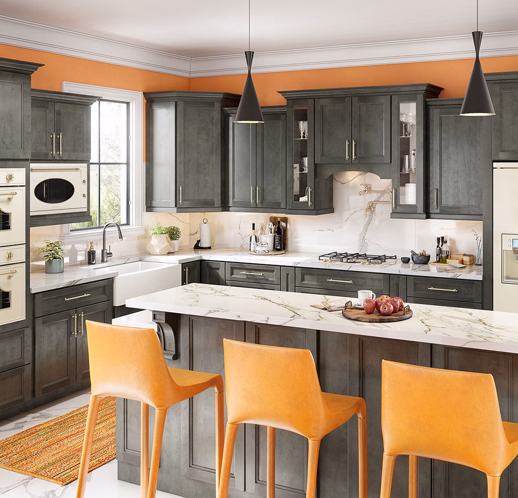 Jarlin Cabinetry Smoky Gray Shaker