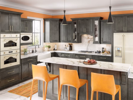 Jarlin Cabinetry Smoky Gray Shaker