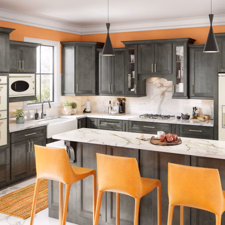 Jarlin Cabinetry Smoky Gray Shaker