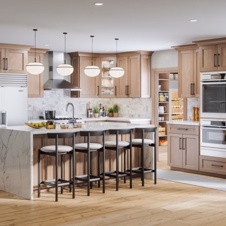Toffee Shaker Jarlin Cabinetry