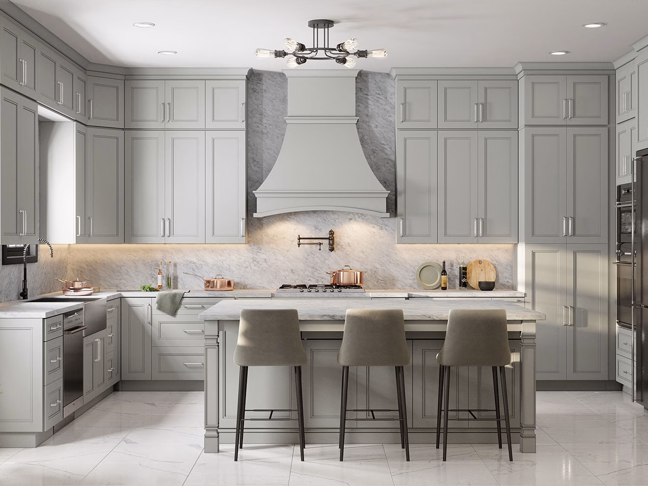 Gray Cabinets