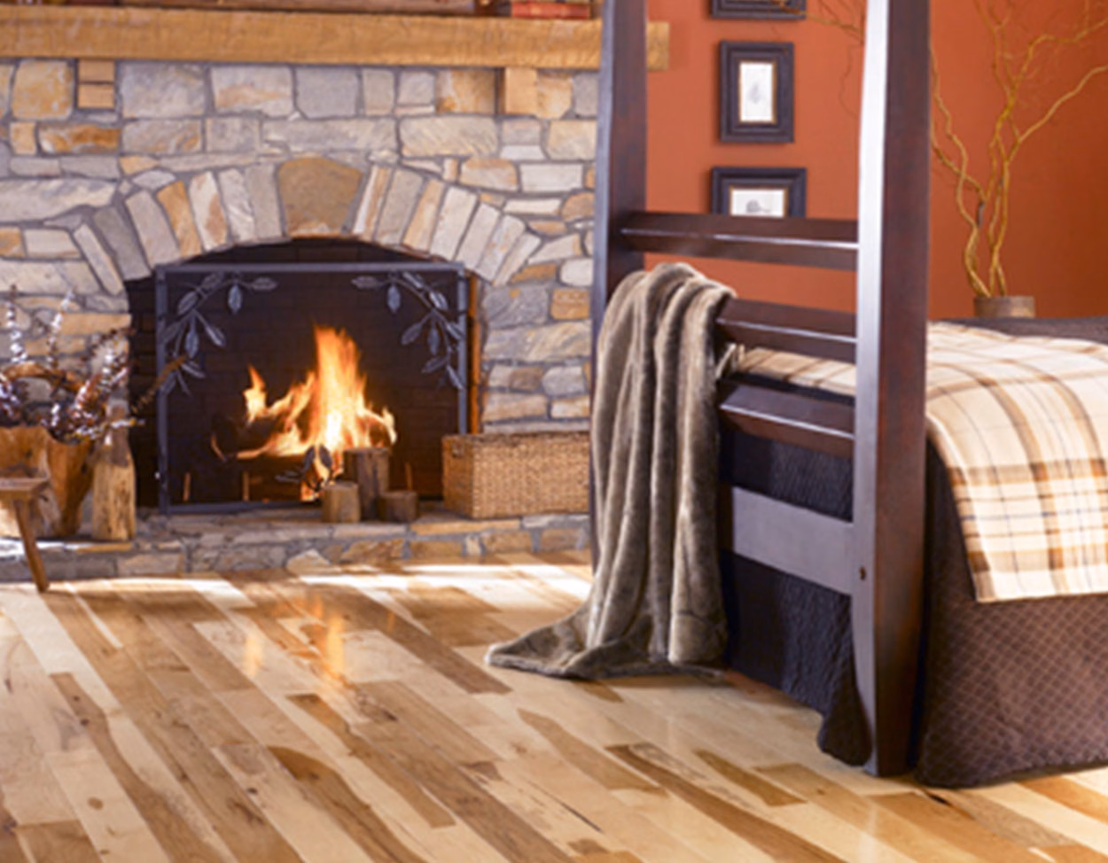 Mullican Muirfield Natural hardwood flooring color and grain