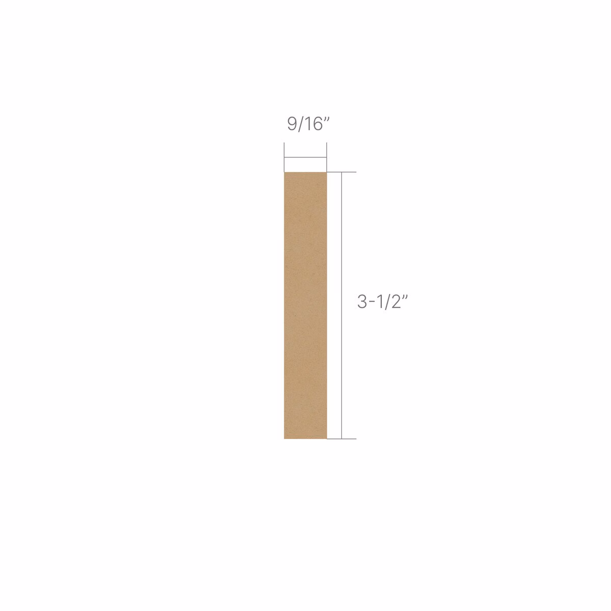 Masters Baseboard MDF 1x4-9/16"-16LF - Image 2