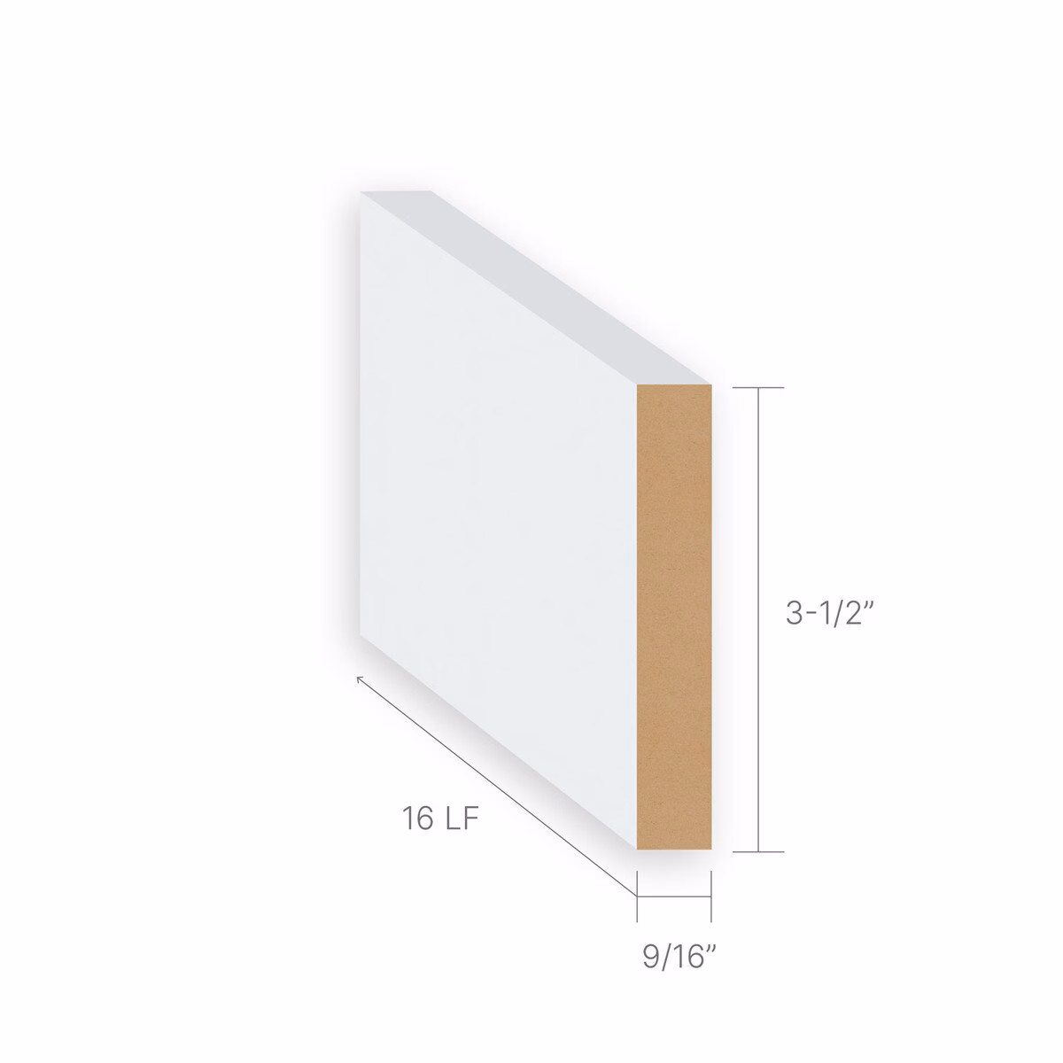 Masters Baseboard MDF 1x4-9/16"-16LF - Image 3