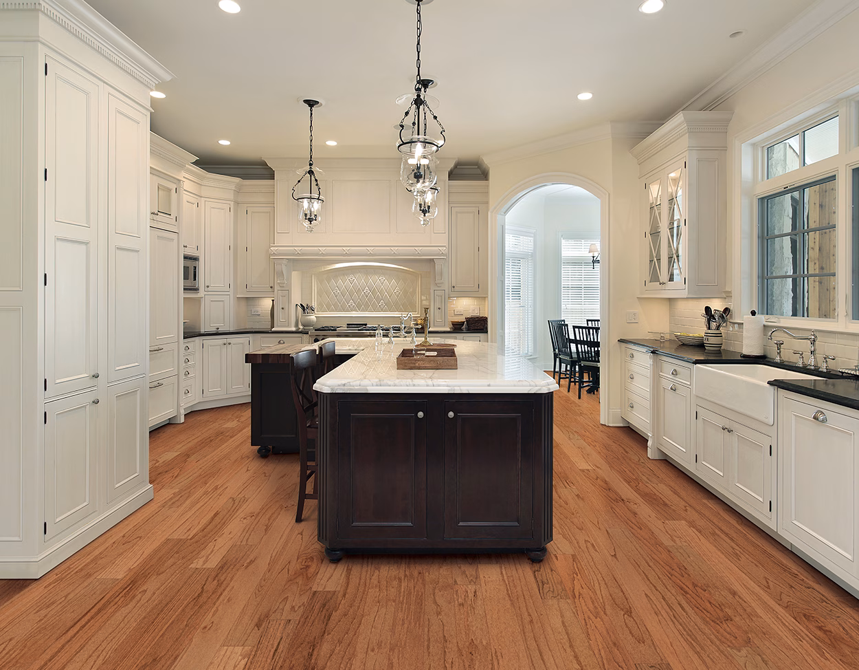 Mullican Hillshire Saddle hardwood flooring color and grain