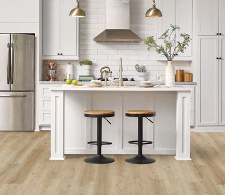 Armstrong DLuxe Plank HDPC Foundation Bedford Hills flooring installed in a room