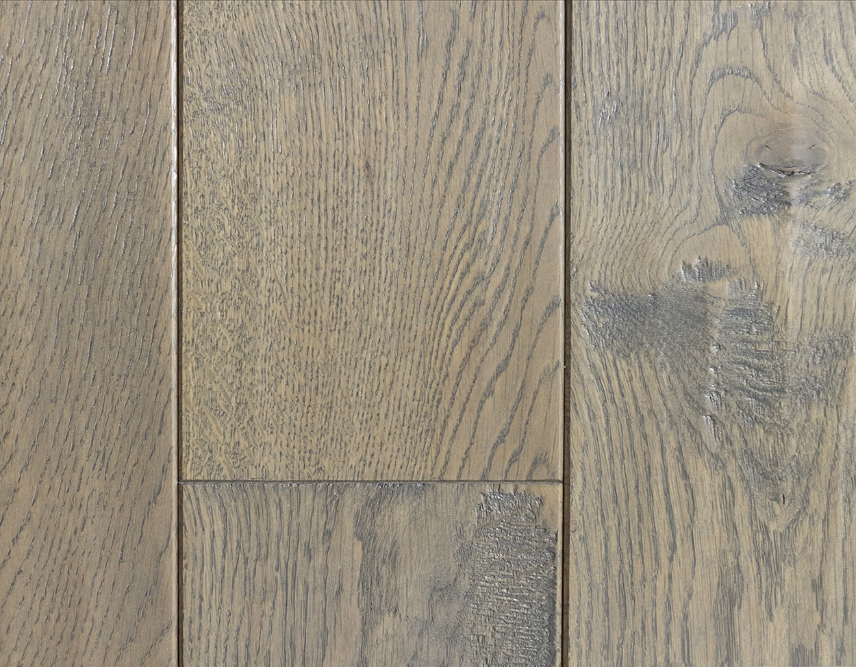 Mullican Chatelaine Weathered Stone hardwood flooring color and grain