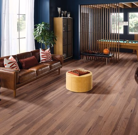 Hartco Prime Harvest One With Nature hardwood flooring installed in a room