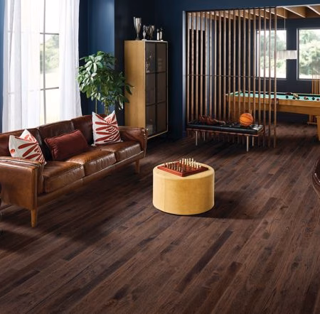 Hartco Prime Harvest Valley Bend hardwood flooring installed in a room