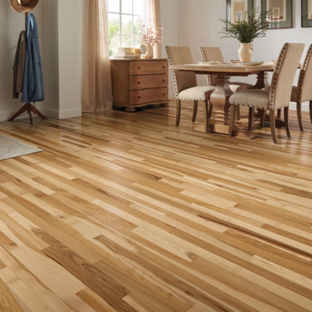 Bruce American Treasures Natural hardwood flooring installed in a room