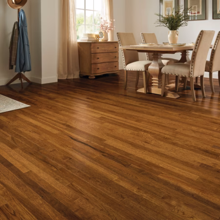 Bruce American Treasures Last Fall hardwood flooring installed in a room