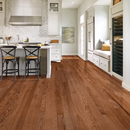 Bruce Natural Choice Mellow hardwood flooring installed in a room