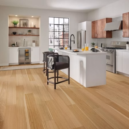 Bruce Treescape Natural hardwood flooring installed in a room