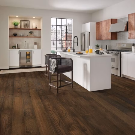 Bruce Treescape Dusk hardwood flooring installed in a room