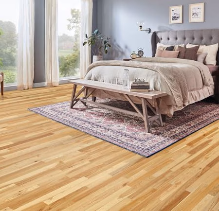 Bruce American Treasures Country Natural hardwood flooring installed in a room