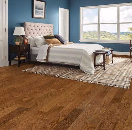 Bruce Dundee Timeless Appeal hardwood flooring installed in a room