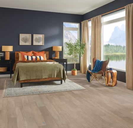 Hartco Dutton Pass Mountain Wilderness hardwood flooring installed in a room