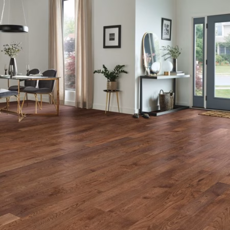 Hartco Prime Harvest Elite Rich Landscape hardwood flooring installed in a room