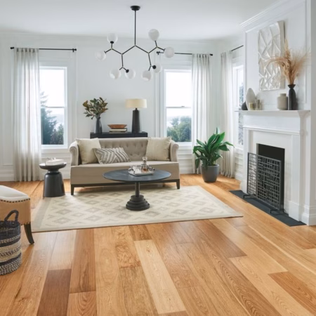 Hartco Prime Harvest Elite Natural hardwood flooring installed in a room