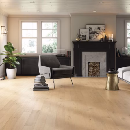 Hartco Coastal Highway Relaxed Refinement hardwood flooring installed in a room