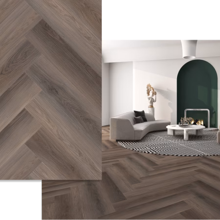Ribadao Caravel Galleon Herringbone Luxury Vinyl Flooring