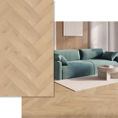 Ribadao Rio Loire Herringbone Engineered Hardwood Flooring