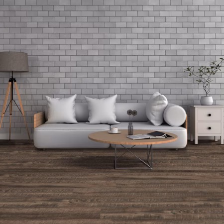 Republic Clear Creek Wyoming Brown Luxury Vinyl Flooring