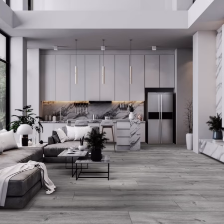 Republic The Creek Stormy Grey Luxury Vinyl Flooring