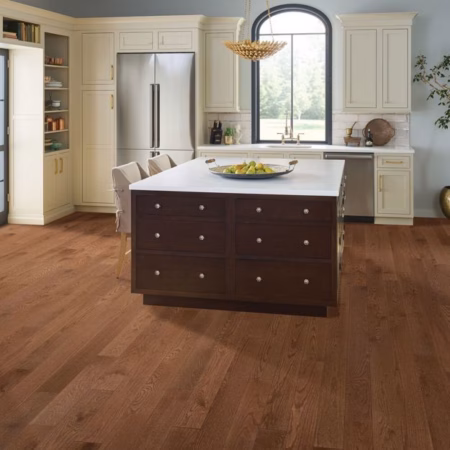 Hartco Prime Harvest Elite Rich Landscape hardwood flooring installed in a room