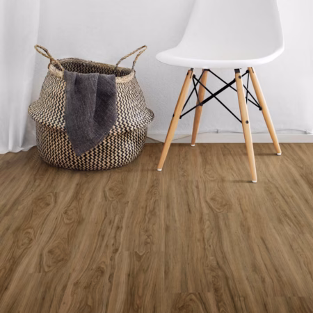 Congoleum Triversa Prime Natural vinyl flooring installed in a room