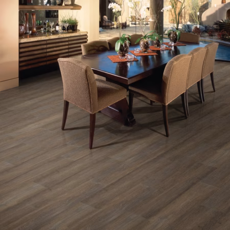 Congoleum Triversa Prime Buckhorn vinyl flooring installed in a room