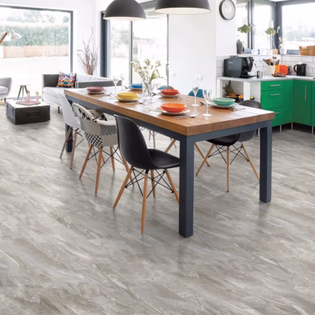 Congoleum Triversa Prime November Clouds vinyl flooring installed in a room