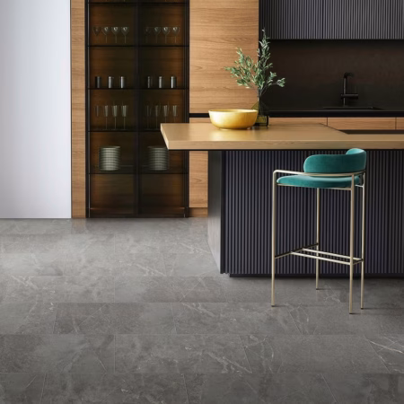 Congoleum Triversa Prime Opal vinyl flooring installed in a room