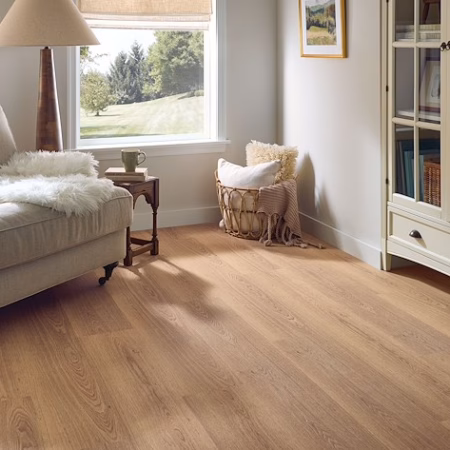 Armstrong Honey Toned flooring in a room