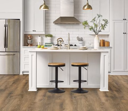 Armstrong Majestic Brown flooring in a room