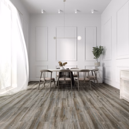 Axiscor Anthem Arlington vinyl flooring installed in a room