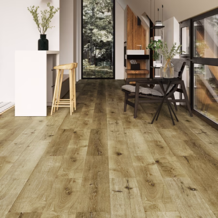 Axiscor Anthem Duluth vinyl flooring installed in a room