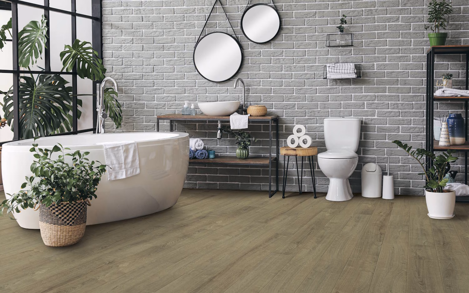 Axiscor Ascend Peak vinyl flooring installed in a room