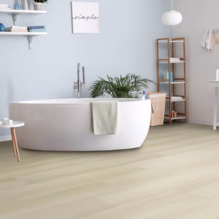 Axiscor Ascend Skyline vinyl flooring installed in a room