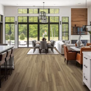Axiscor Ascend Summit vinyl flooring installed in a room