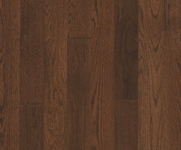 Capella Smooth Solid Saddle Red Or White Oak 2-1/4" Low Gloss
