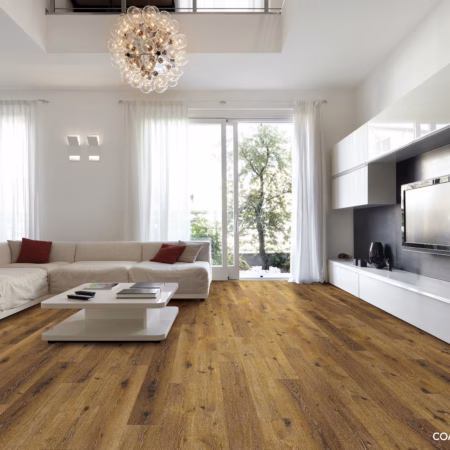 Chesapeake Coastal Cockle flooring installed in a room