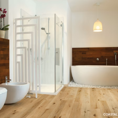 Chesapeake Coastal Sand Dollar flooring installed in a room
