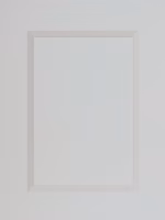 Eurocraft Boston Designer White cabinet door (BDW)