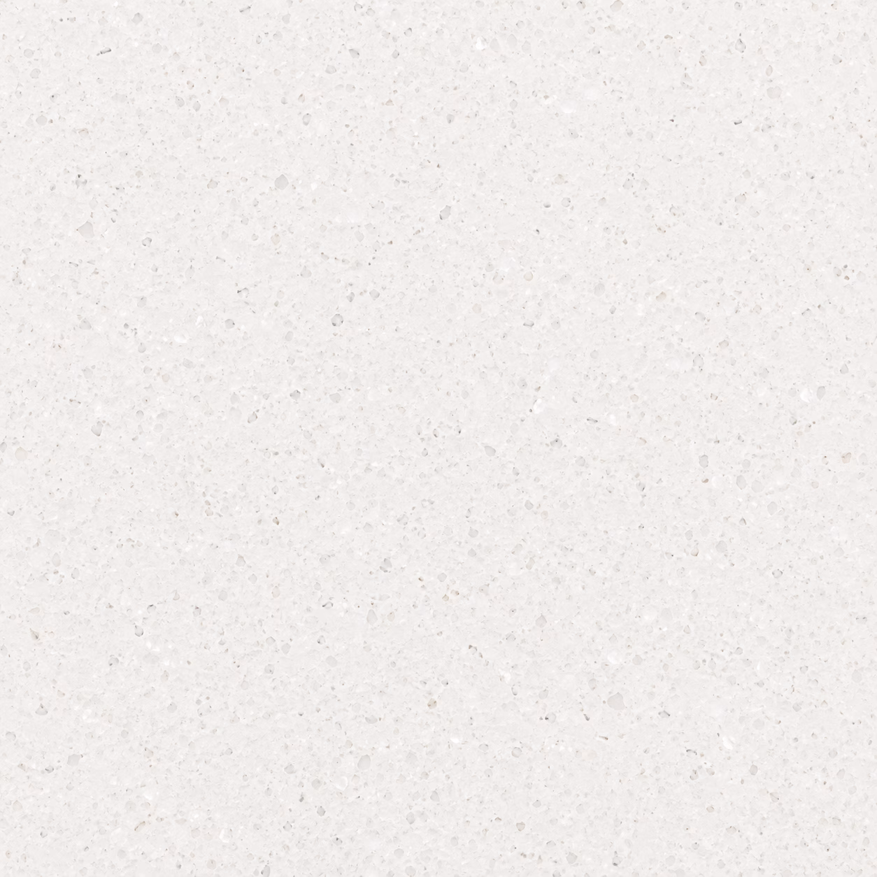 Classic white quartz surface with subtle fine texture