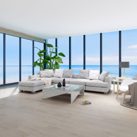Manhattan SPC | IVORY WHITE by SILENT BLUE installed room scene